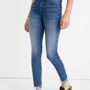 Madewell 9inch high rise skinny crop jeans